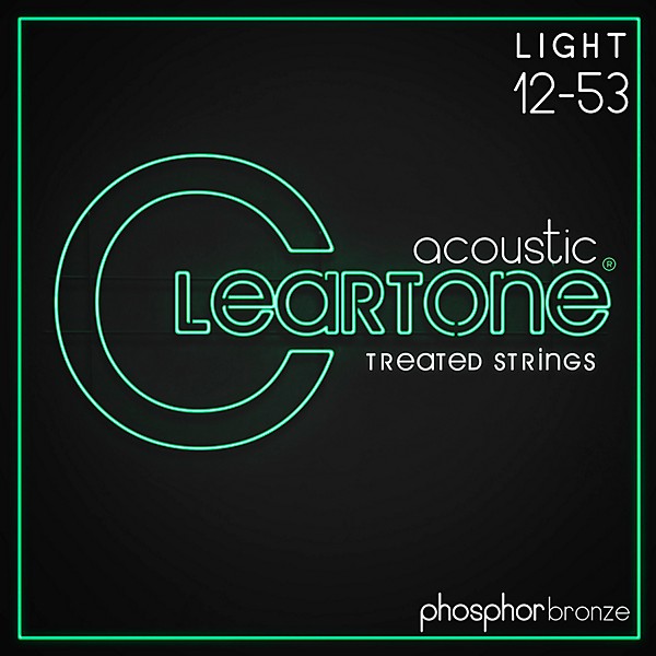Cleartone Phosphor Bronze Light Acoustic Guitar Strings