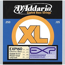 D'Addario EXP160 Coated Regular Bass Strings Regular