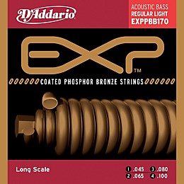 D'Addario EXPPBB170 Coated Phosphor Bronze Acoustic Bass Strings
