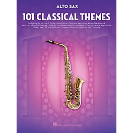 Hal Leonard 101 Classical Themes for Alto Sax Instrumental Folio Series Book