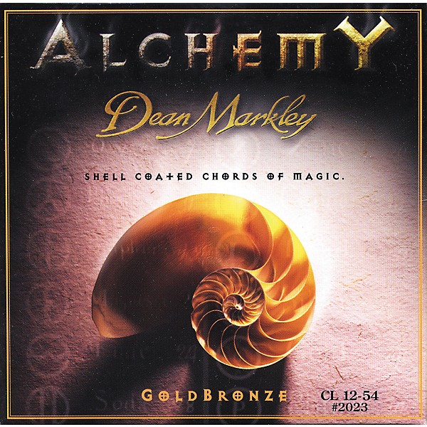 Dean Markley 2023 Alchemy GoldBronze Custom Light Acoustic Strings