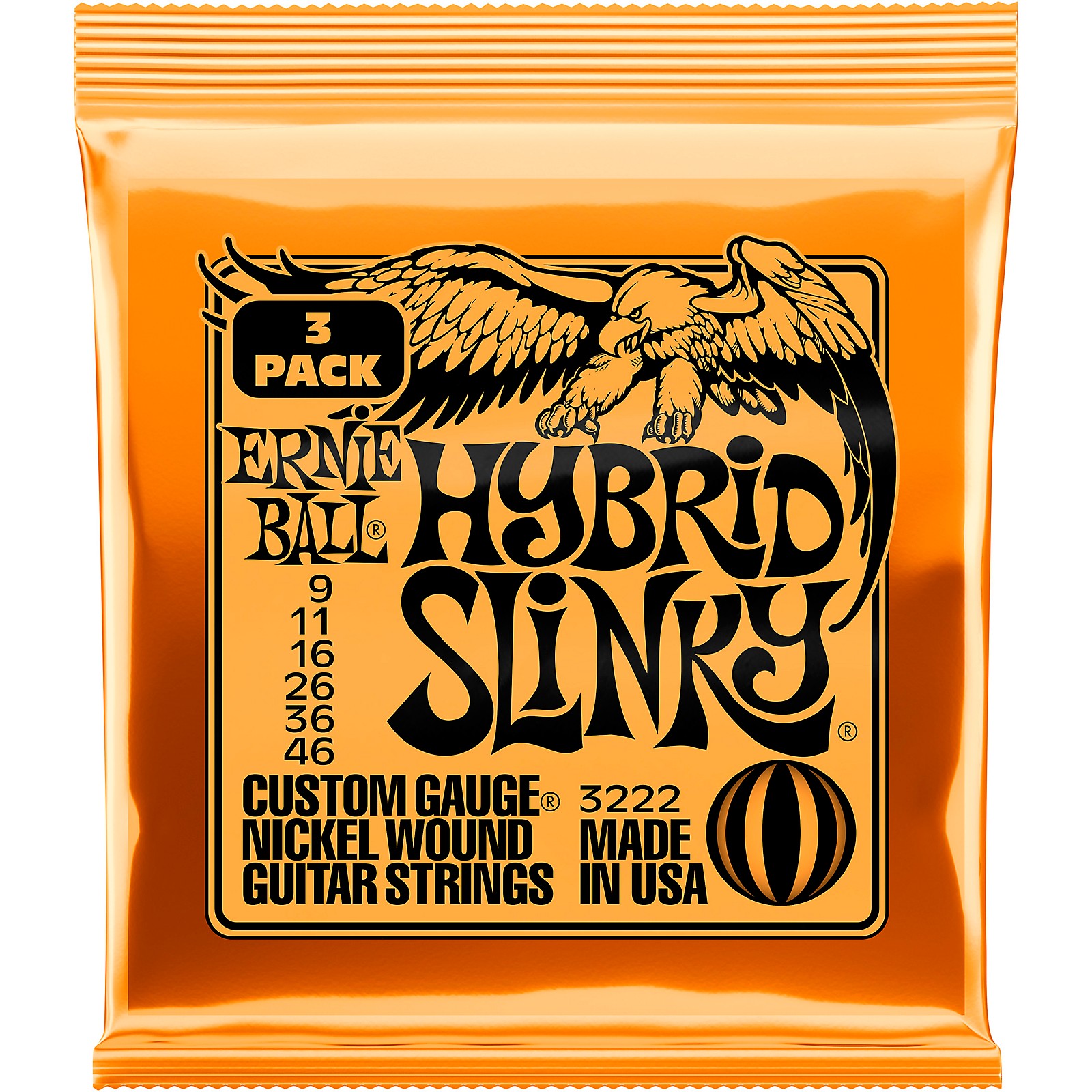 Hybrid slinky on sale guitar strings