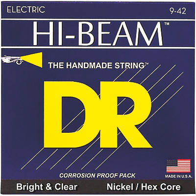 Dr Strings Ltr-9 Hi-Beams Nickel Light Electric Guitar Strings for sale