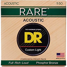 DR Strings RPML-11 Custom Light RARE Phosphor Bronze Acoustic Strings