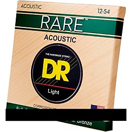 DR Strings RPM-12 Light RARE Phosphor Bronze Acoustic Guitar Strings