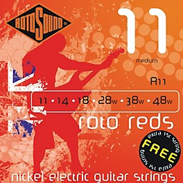 Rotosound Roto Reds Medium Electric Guitar Strings