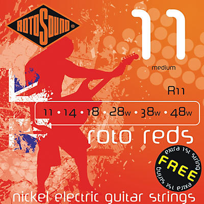 Rotosound Roto Reds Medium Electric Guitar Strings for sale