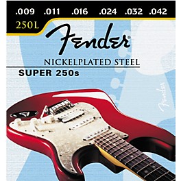 Fender Super 250L Nickel/Steel Light Ball End Electric Guitar Strings