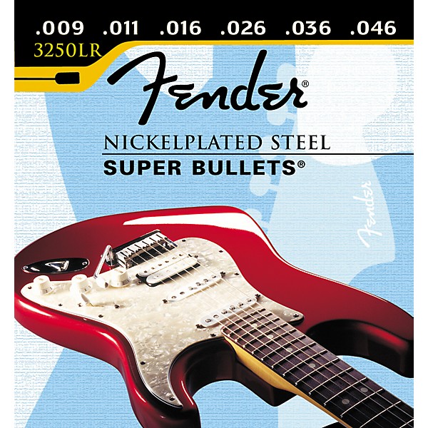 Fender 3250LR Super Bullets Light Regular Electric Guitar Strings