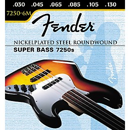 Fender 7250-6M Super Bass 6-String Medium Strings