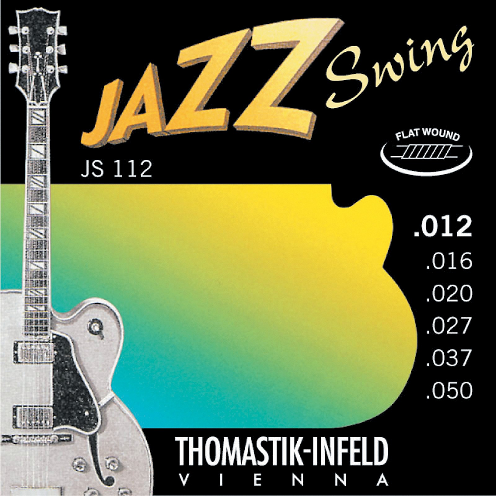 Thomastik JS112 Medium Light Flatwound Jazz Swing Electric Guitar