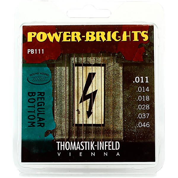 Thomastik PB111 Power-Brights Bottom Medium Electric Guitar Strings