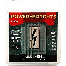 Thomastik RP109 Power-Brights Heavy Bottom Light Top Electric Guitar Strings