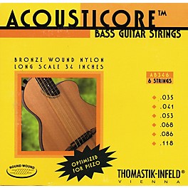 Thomastik AB346 Acousticore Phosphor-Bronze 6-String Bass Strings