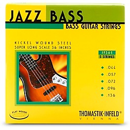 Thomastik JF365 Jazz Flatwound Long Scale 5-String Bass Strings