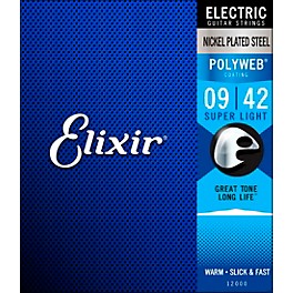 Elixir POLYWEB Super Light (9-42) Electric Guitar Strings