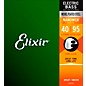 Elixir Nickel-Plated Steel 4-String Bass Strings with NANOWEB Coating, Long Scale, Super Light (.040-.095)