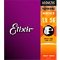 Elixir Phosphor Bronze Acoustic Guitar Strings With NANOWEB Coating, Medium (.013-.056)