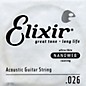 Elixir Nanoweb .026 Acoustic Guitar String 4-Pack Singles thumbnail