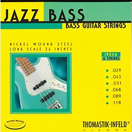 Thomastik JR346 Roundwound Scale 6-String Jazz Bass Strings