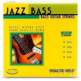 Thomastik JF324 Flatwound Short Scale 4-String Jazz Bass Strings