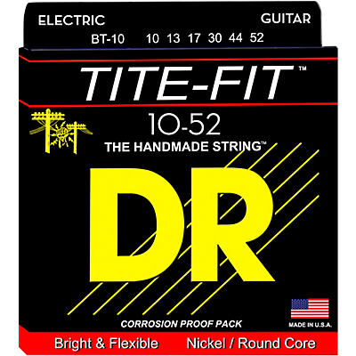 Dr Strings Tite-Fit Bt-10 Big-N-Heavy Electric Guitar Strings for sale