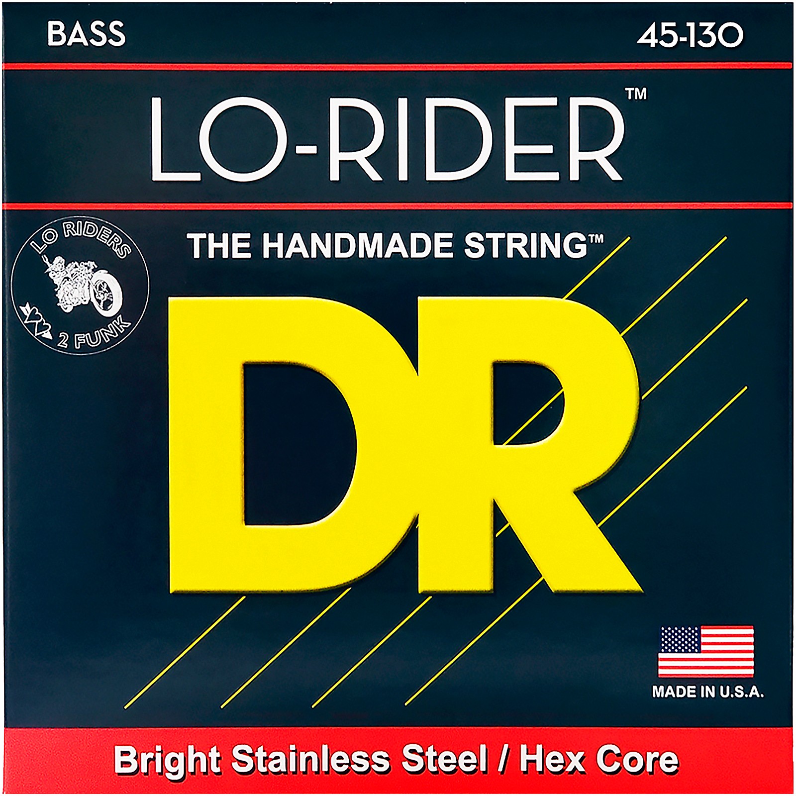 DR Strings Lo Rider MH5130 Medium Stainless Steel 5String Bass