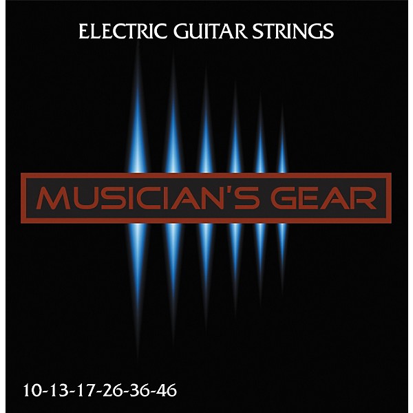 Musician's Gear Electric 10 Nickel-Plated Steel Guitar Strings