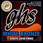 GHS White Bronze Extra Light Acoustic-Electric Strings thumbnail
