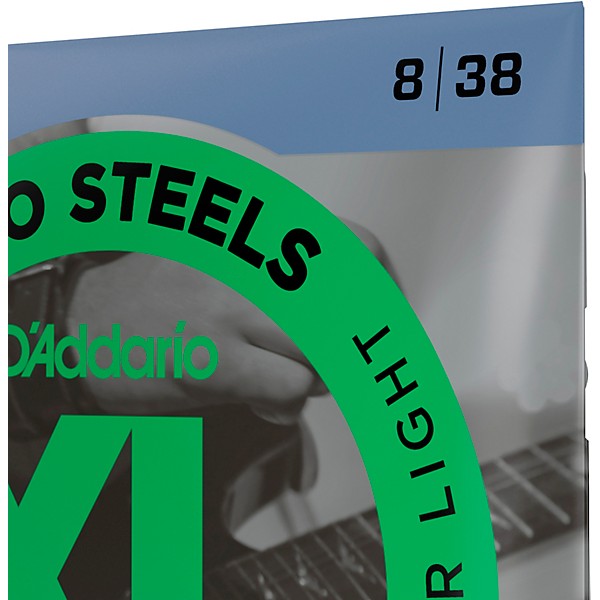 D'Addario XL ProSteels Extra Super Light Electric Guitar Strings
