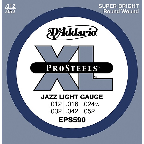D'Addario EPS590 ProSteels Light Jazz Electric Guitar Strings