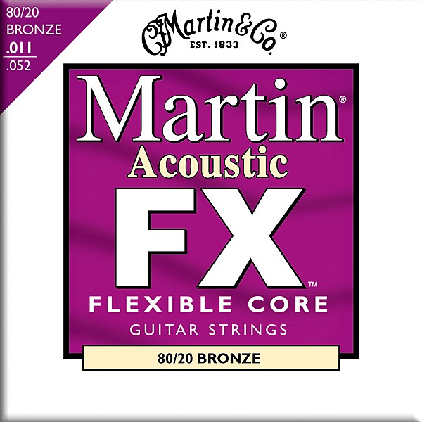 Martin FX675 Custom Light 80/20 Bronze Acoustic Guitar Strings