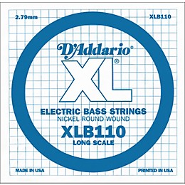 D'Addario XLB110 Extra Long Single Bass String