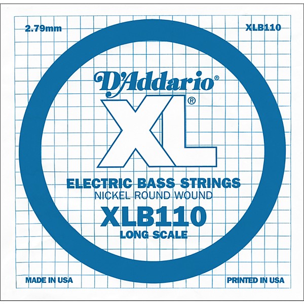 D'Addario XLB110 Extra Long Single Bass String