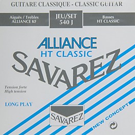 Savarez 540J Alliance Trebles Classic Basses High Tension Nylon Guitar String Set