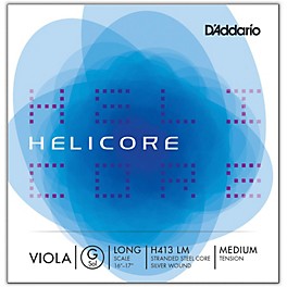 D'Addario H413 Helicore Long Scale Viola Lig... D'Addario H413 Helicore Long Scale Viola Light G String 16+ Long Scale Medium