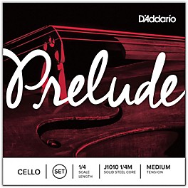 D'Addario Prelude Cello String Set 1/8 Size D'Addario Prelude Cello String Set 1/4 Size