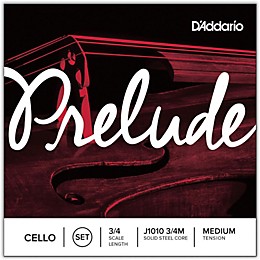 D'Addario Prelude Cello String Set 3/4 Size