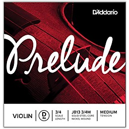 D'Addario Prelude Violin D String 3/4 Size