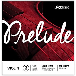 D'Addario Prelude Violin G String 1/16 Size, Medium D'Addario Prelude Violin G String 1/2