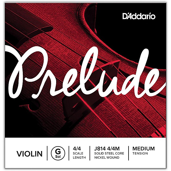 D'Addario Prelude Violin G String 4/4 Size Medium