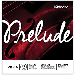 D'Addario Prelude Sereis Viola D String 16+ Long Scale