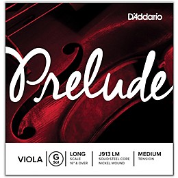 D'Addario Prelude Series Viola G String 16+ Long Scale