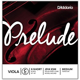 D'Addario Prelude Series Viola C String 12 Extra Short Scale