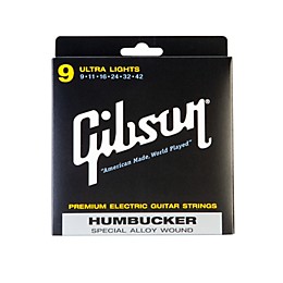 Gibson SEG-SA9 Special Alloy Humbucker Ultra Light Electric Guitar Strings