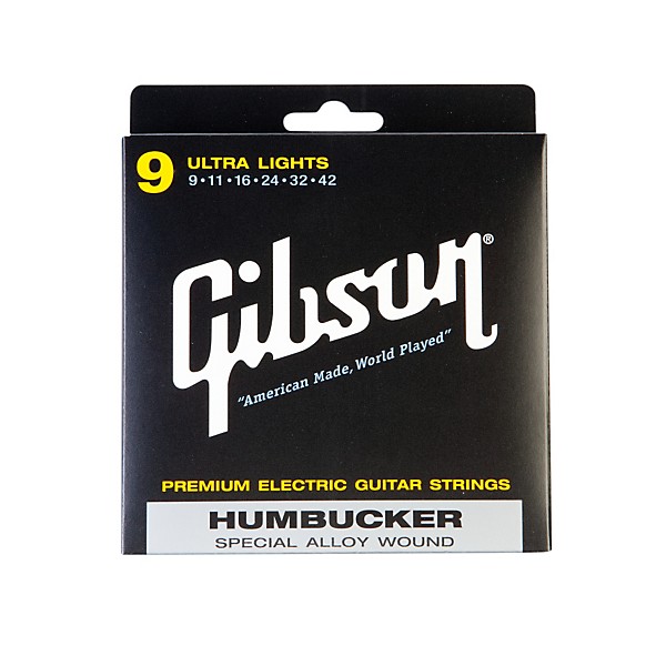Gibson SEG-SA9 Special Alloy Humbucker Ultra Light Electric Guitar Strings