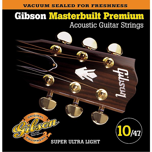 Gibson SAG-MB10 Masterbuilt Premium Phosphor Bronze Acoustic Strings