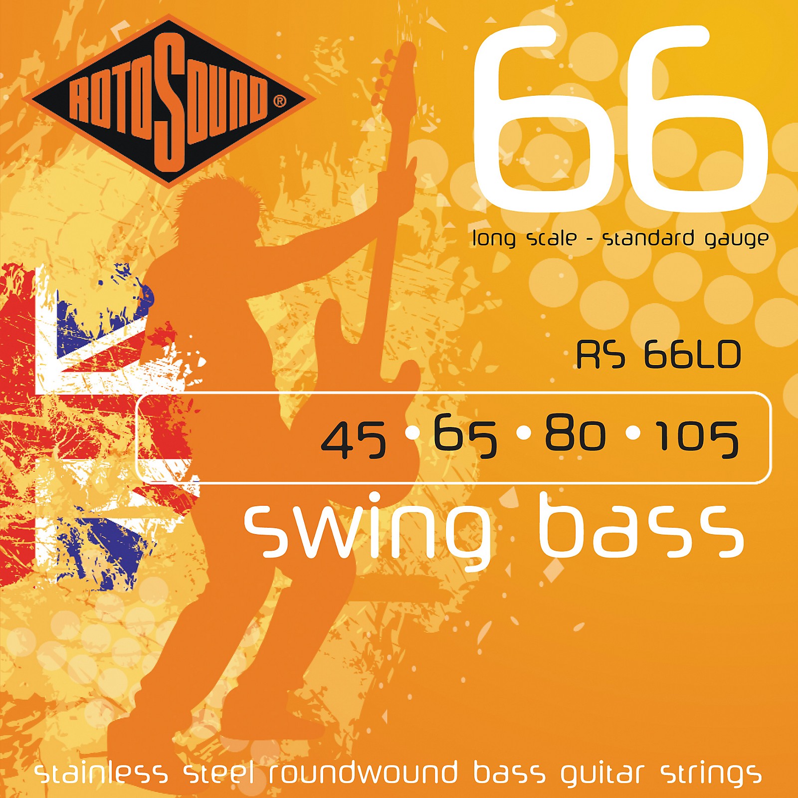 Rotosound RS66LD Long Scale Swing 66 Bass Strings | Guitar Center