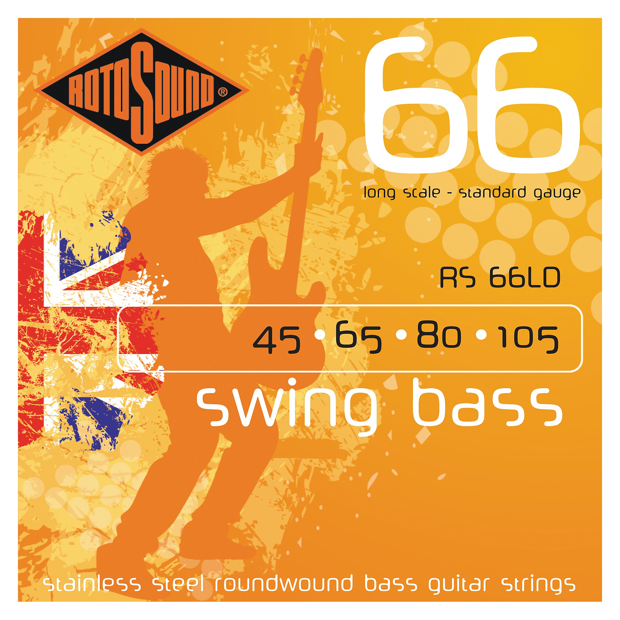 Rotosound RS66LD Long Scale Swing 66 Bass Strings | Guitar Center