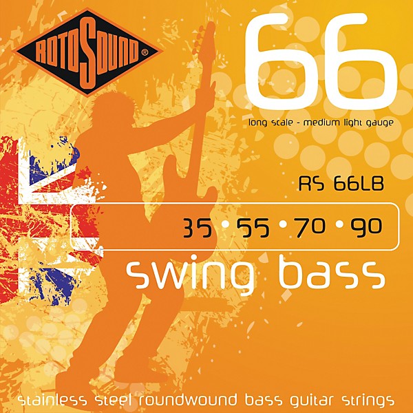Rotosound RS66LB Medium Light Long Scale Bass Strings